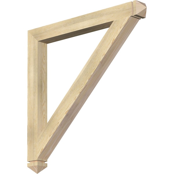Ekena Millwork Traditional Arts & Crafts Rough Sawn Bracket, Douglas Fir, 4"W x 42"D x 42"H BKT04X42X42TRA03RDF - main